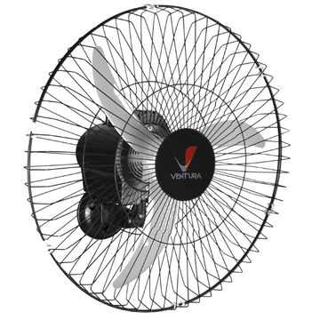 Ventilador de Parede Venti Delta 60CM Bivolt 150 Watts 3 Pás Preto Ventura - 79-6425