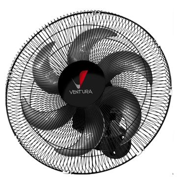 Ventilador de Parede Venti Delta 50CM Bivolt 150 Watts 6 Pás Preto Ventura - 79-5425