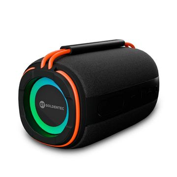 Caixa de Som Portátil Pop Lite Goldentec 40W Preto Bluetooth, Auxiliar e com Sistema de Emparelhamento TWS - GT Pop Lite - 59667