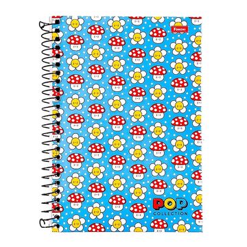 Caderno Capa Dura Espiral 80 Fls 140x202 Pop Collection Love Animals - Unitario - Foroni - 30.8157-4-SINOP-03