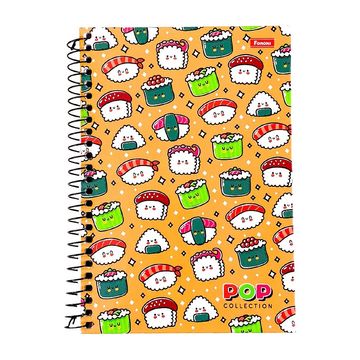 Caderno Capa Dura Espiral 80 Fls 140x202 Pop Collection - Unitario - Foroni - 30.8157-4 A