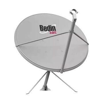 Antena Parabólica TV Banda KU Chapa 75 Cm OffSet Bedin Sat - Não acompanha LNBF - 50311007