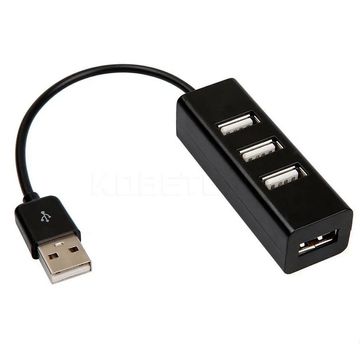 Hub USB 2.0 4 Portas Preto - Next Trading - 2490-SINOP-03