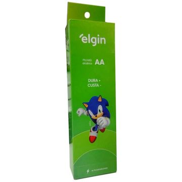 Pilha Alcalina AA Elgin - 82347 - Caixa com 24 Pilhas