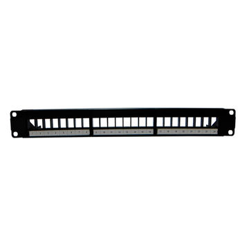 Patch Panel Descarregado 24 Portas 19 Polegadas Seccon SecLan - WT-2040A-SINOP-03