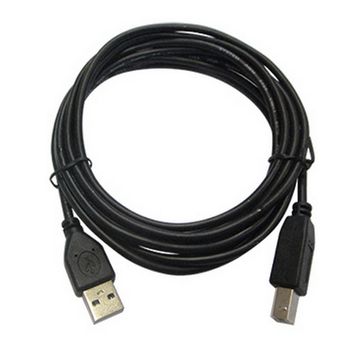 Cabo USB A-Macho - B-Macho 1,8 Metros 2.0 Preto Seccon/SecLan - CY-0691-USB2.0-B-S-SINOP-03