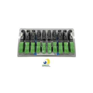 Conector SC/APC Fibra Óptica Mecânica Seccon SecFiber NKLT-NKFCA.50 - Pacote com 10 unidades