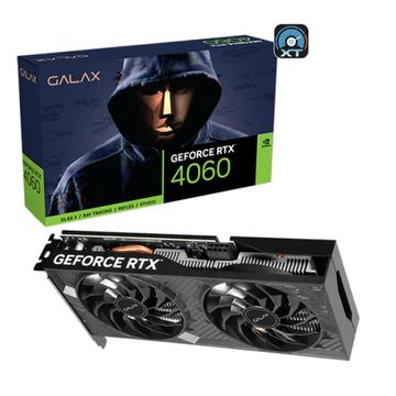 Placa de Vídeo Galax Geforce RTX4060 1-Click Oc 2X 8GB DDR6 128Bits HDMI Displayport - RTX4060 - 46NSL8MD9NXV