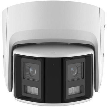 Câmera CFTV IP PoE DS-2CD2346G2P-ISU/SL Dome 4.0MP Panorâmica ColorVu 30m AcuSense Lente 2,8 mm Microfone Embutido Hikvision