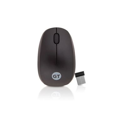 Mouse Sem Fio Goldentec Compact 2 GT 1200dpi Preto com Bateria de Litio Recarregável - 46660-SINOP-03
