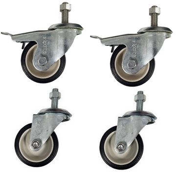 Kit Rodizio para Rack Piso com 4 Peças Até 120kg Legrand - 905880