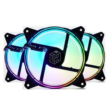 Kit Cooler Colorful com 3 Fans ARGB Liketec 120x120x25mm com Controle e Controladora - 2025