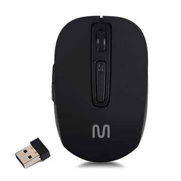 Mouse Sem Fio Multi Wave MS500 1600 DPI Preto com Bateria Recarregável de Litío - MO277