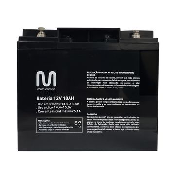 Bateria Selada para Alarmes e No-Breaks 18,0 Ah 12 Volts Multi - EN017