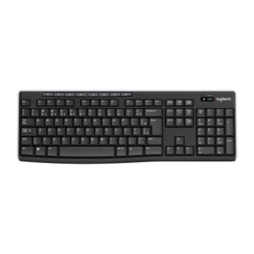 Teclado Multimidia Sem Fio Logitech Preto - K270 - Produto Novo com caixa Avariaa