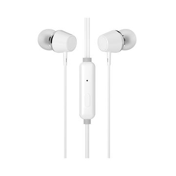 Fone de Ouvido Auricular com Microfone P2 Branco - DHE-7000