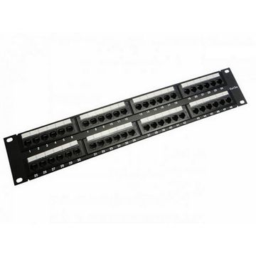 Patch Panel 48 Portas 19 Polegadas Cat.5E Seccon SecLan - WT-2029A-110-48P