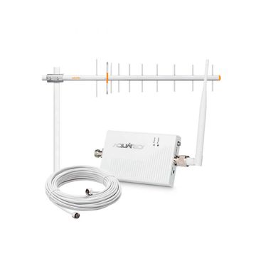 Repetidor de Sinal de Celular Kit Antena de 900 MHz 60 DB + Cabo de 15 Metros Aquário - RP-960
