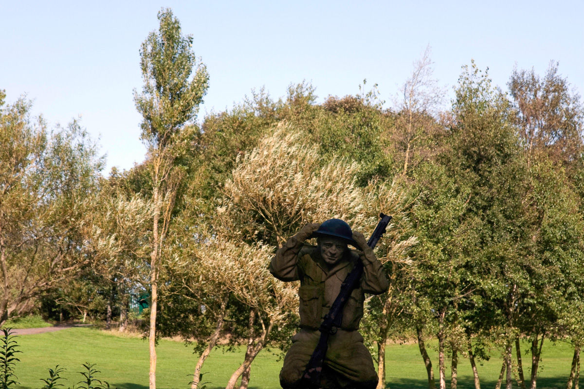 Blackpool Public Artworks World War II Soldier