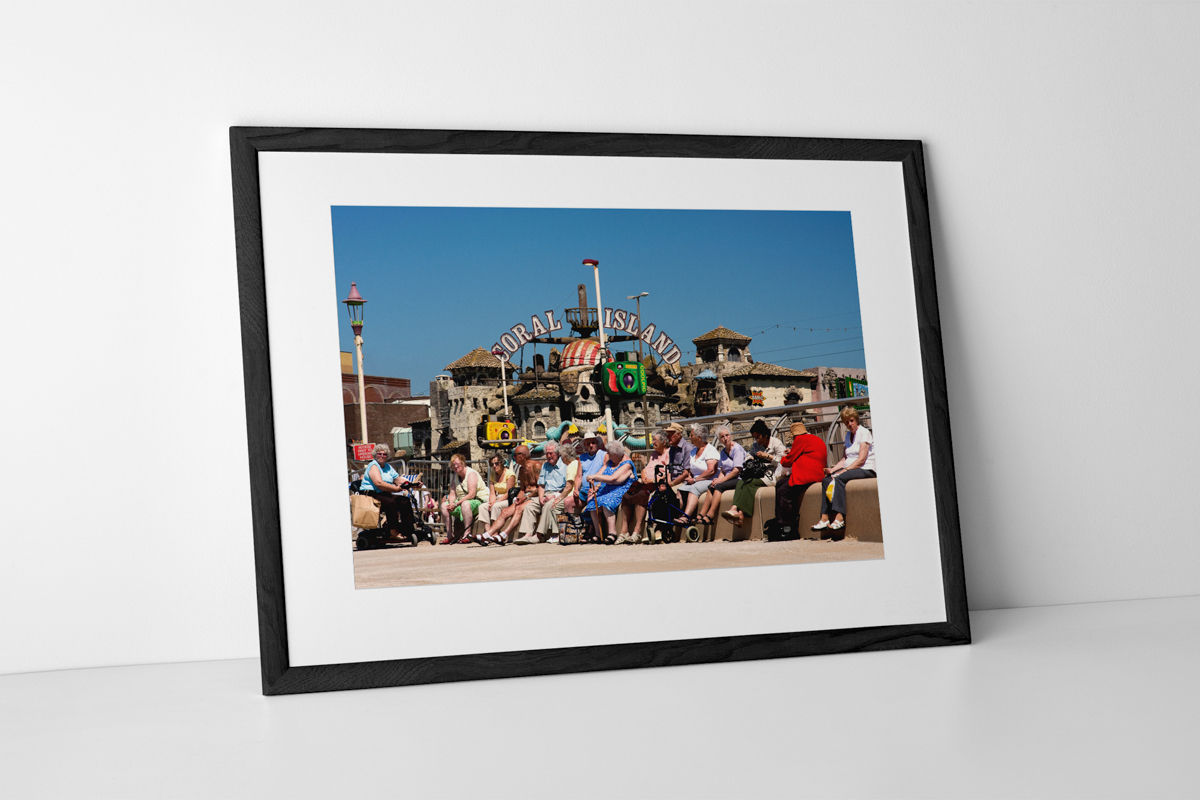 Blackpool Revellers Limited Edition Photographic Print Presented In A Black Frame