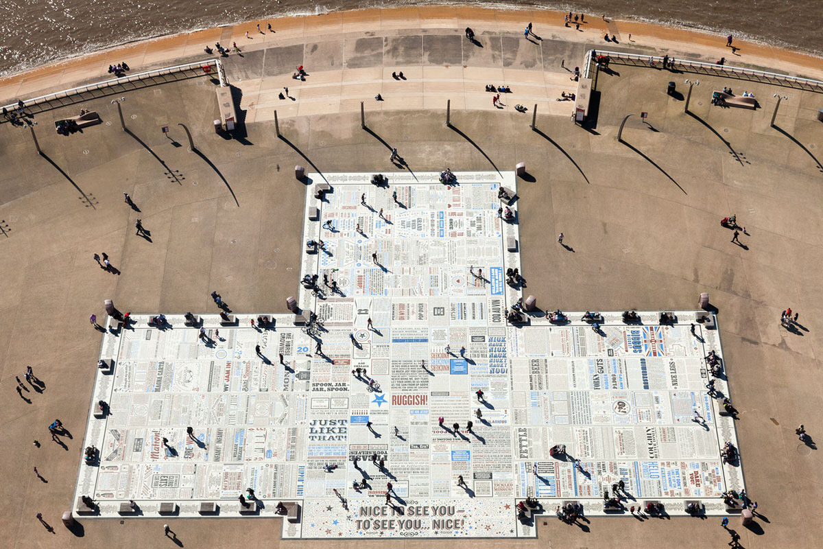 Comedy Carpet - Aerial Photographs of Blackpool By Yannick Dixon