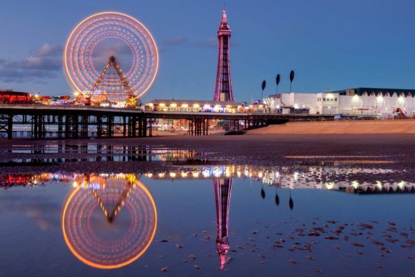 Reflections of Blackpool Photography Print