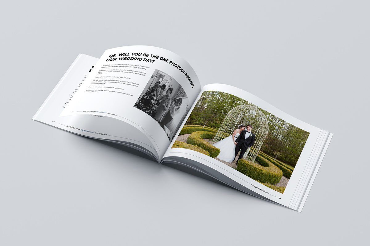 Discover Your Dream Wedding Photographer (FREE eBook Download)