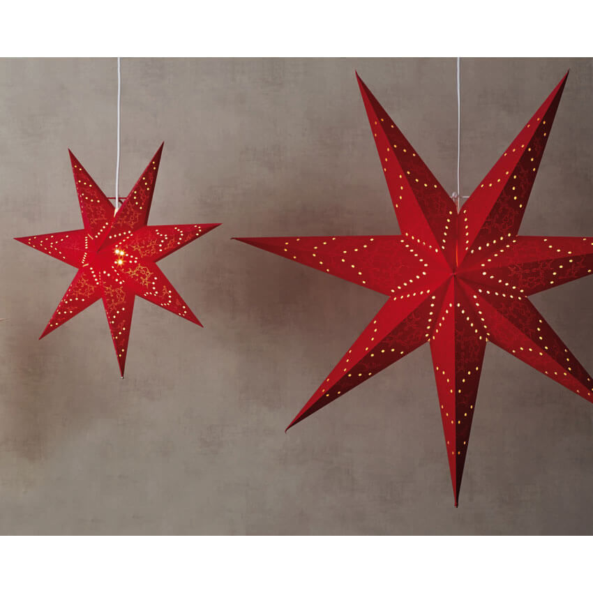 Alle Produkte :: Star Trading Weihnachtsstern Sensy rot 70 cm