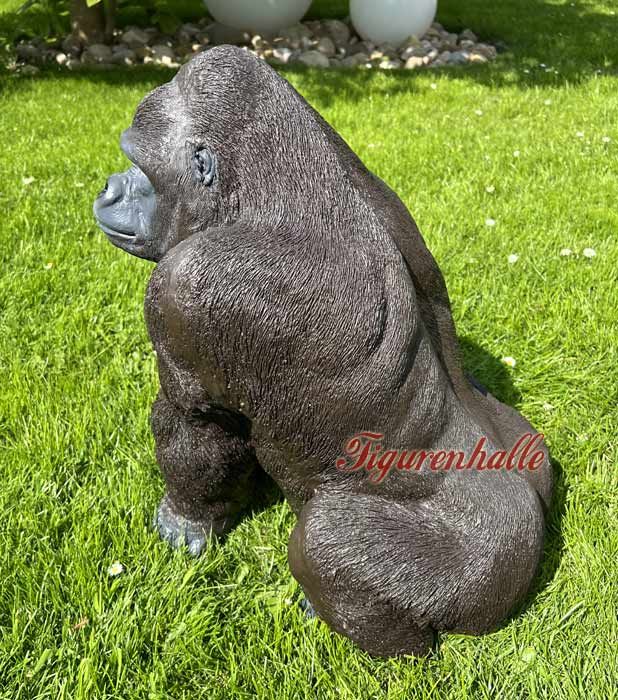 Garten & Pflanzen Gartendekoration Gartenfiguren Affe Gorilla