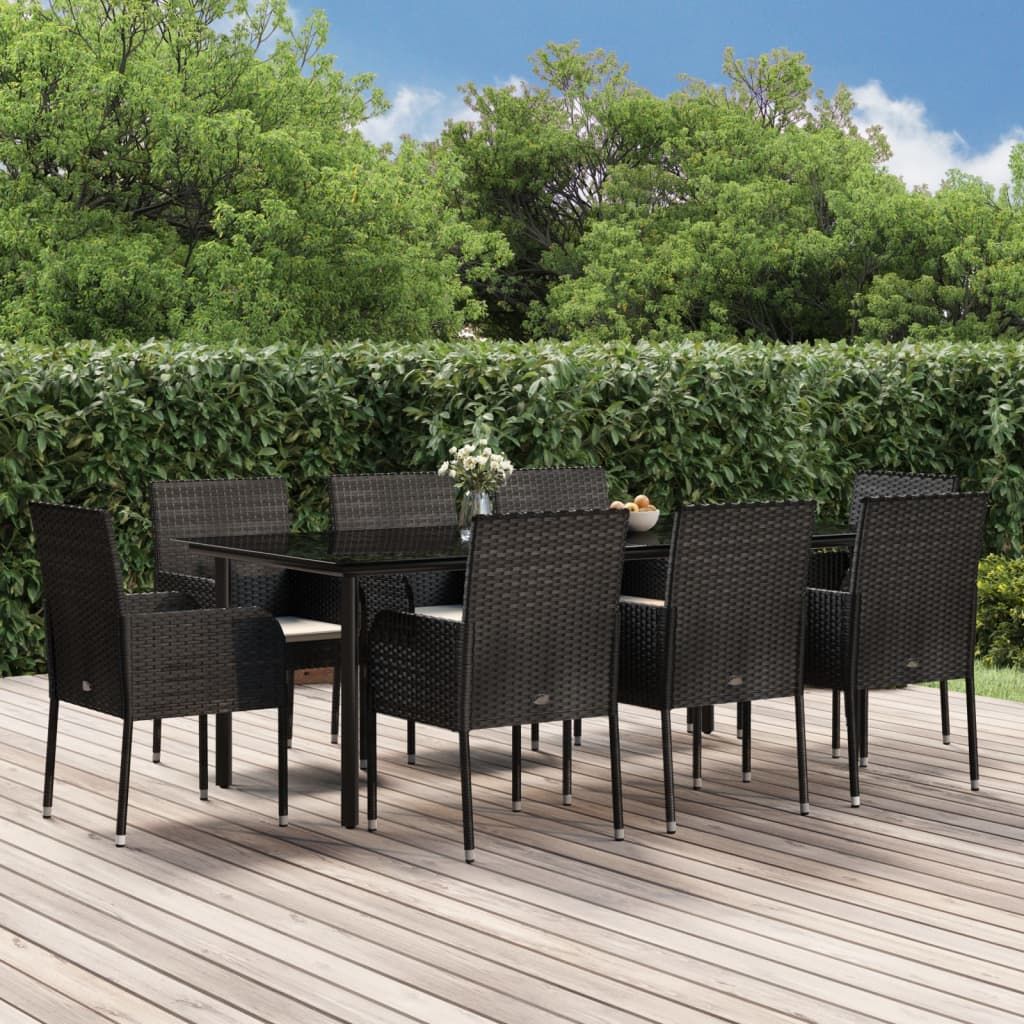 Garten & Pflanzen Gartenmöbel GartenmöbelSet vidaXL 9tlg