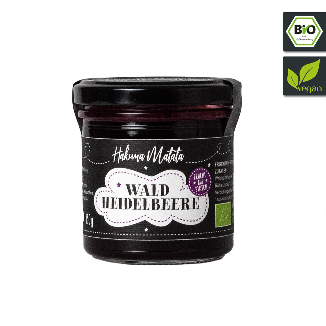 Bio Waldheidelbeere Fruchtaufstrich