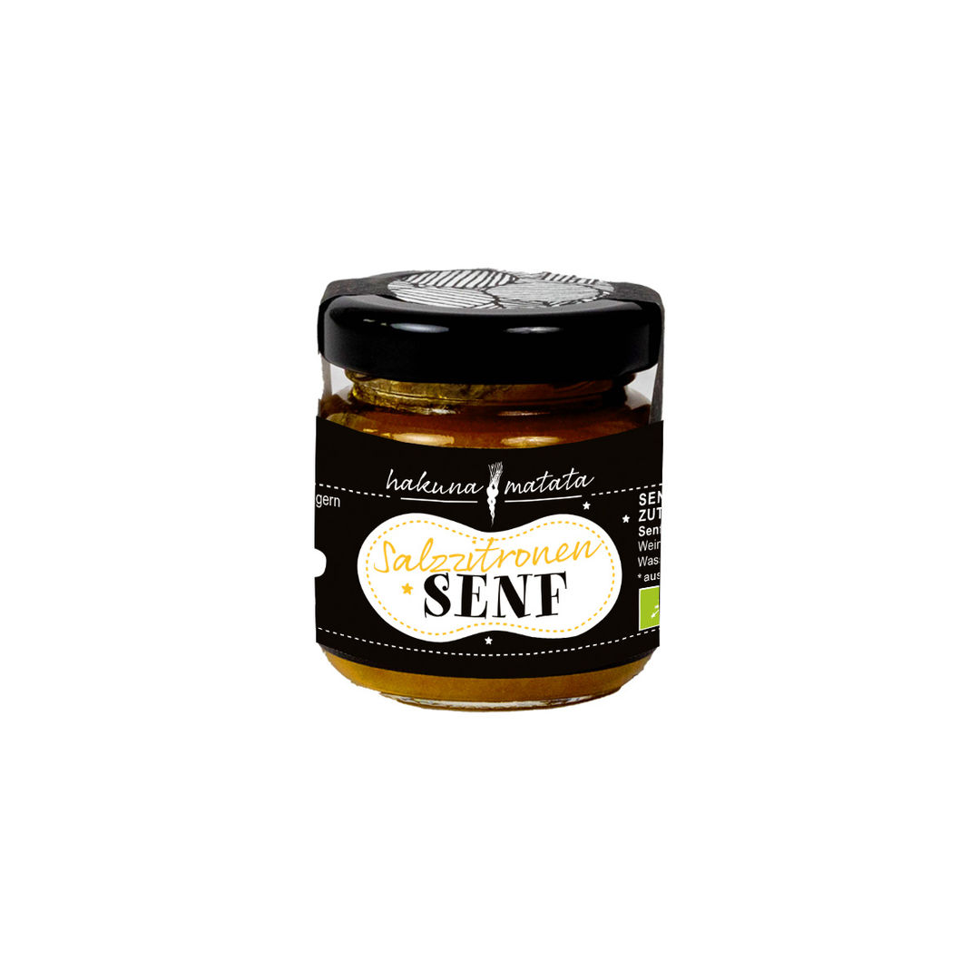 Bio Senf Salzzitrone Mini