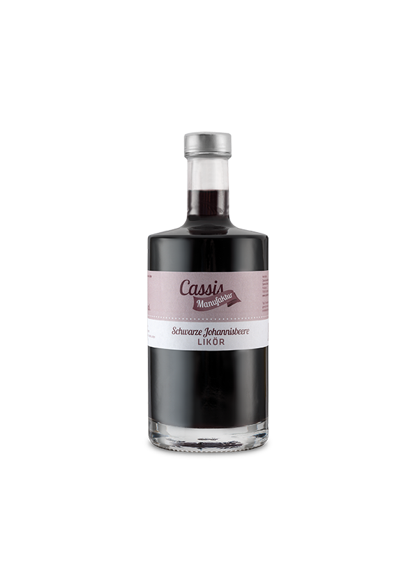 Schwarzer Johannisbeerlikör 0,5l (Viva-Flasche)