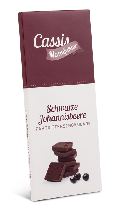 Schokolade Zartbitter Schwarze Johannisbeere