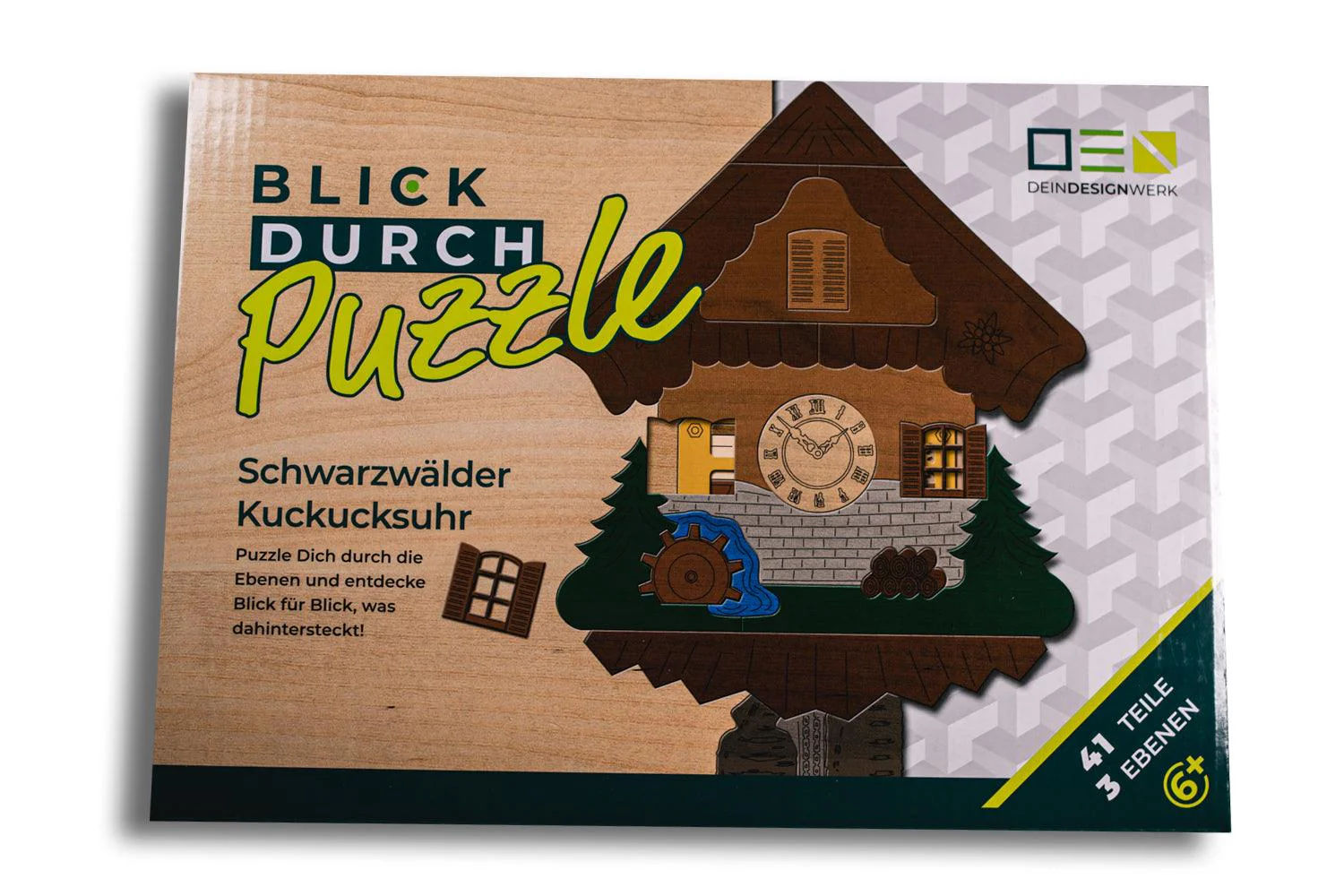 Blick-Durch-Puzzle: Schwarzwälder Kuckucksuhr