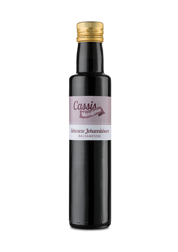 Balsamessig Schwarze Johannisbeere 0,25l
