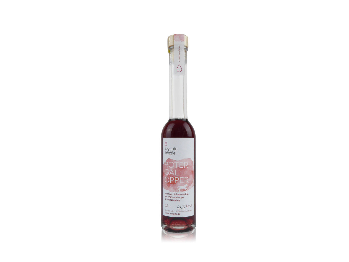 Schwarzriesling Roter Galopper Likör