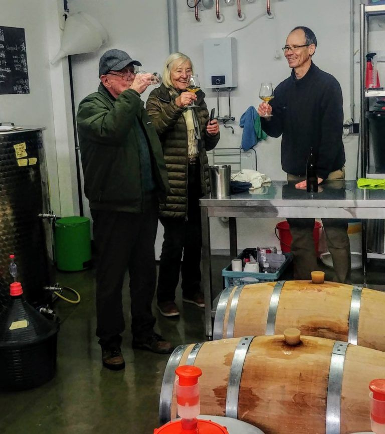 Tasting in der Ciderwerkstatt