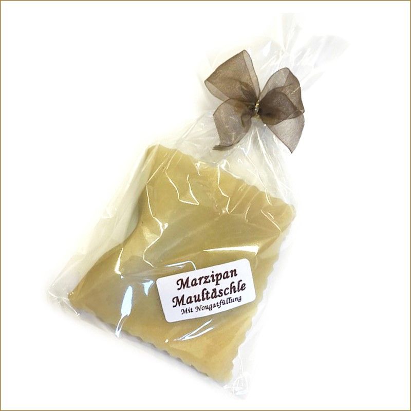 Marzipan-Maultäschle mit Nougatfüllung
