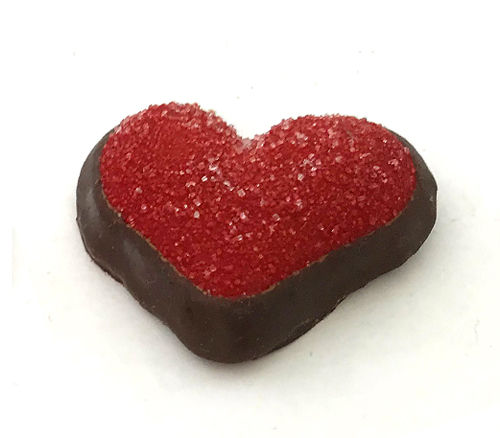 Marzipan-Cassis-Herz