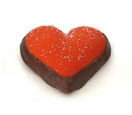 Orangen-Marzipan-Herz