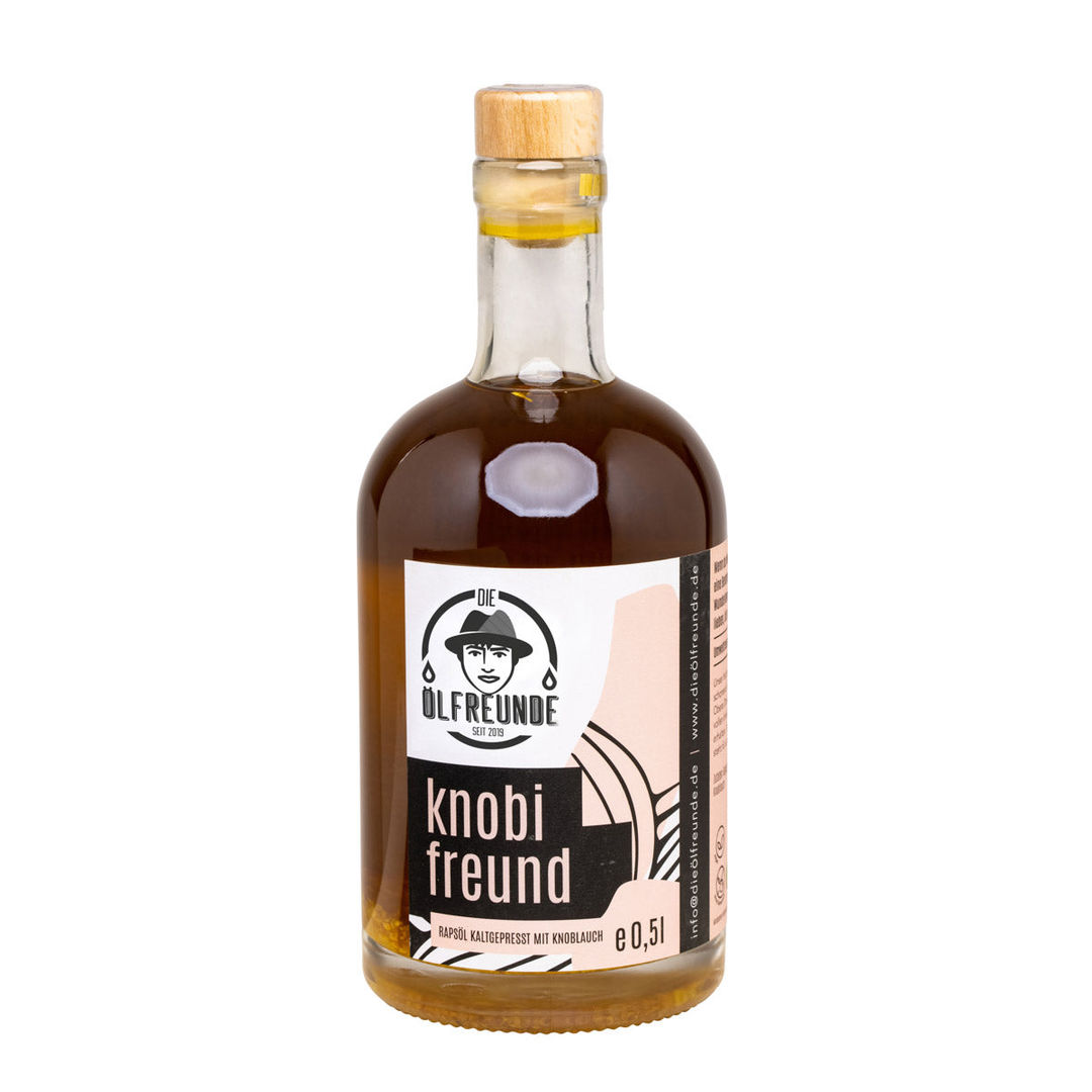 Knobifreund 500 ml Rapsöl mit Knoblauch nativ kaltgepresst