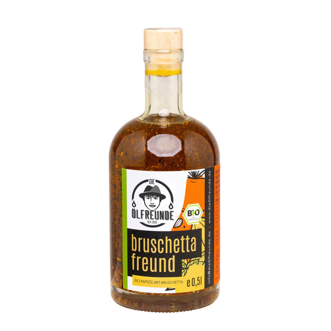 Bio Bruschettafreund 500 ml Bio Rapsöl mit Gewürzen nativ kaltgepresst