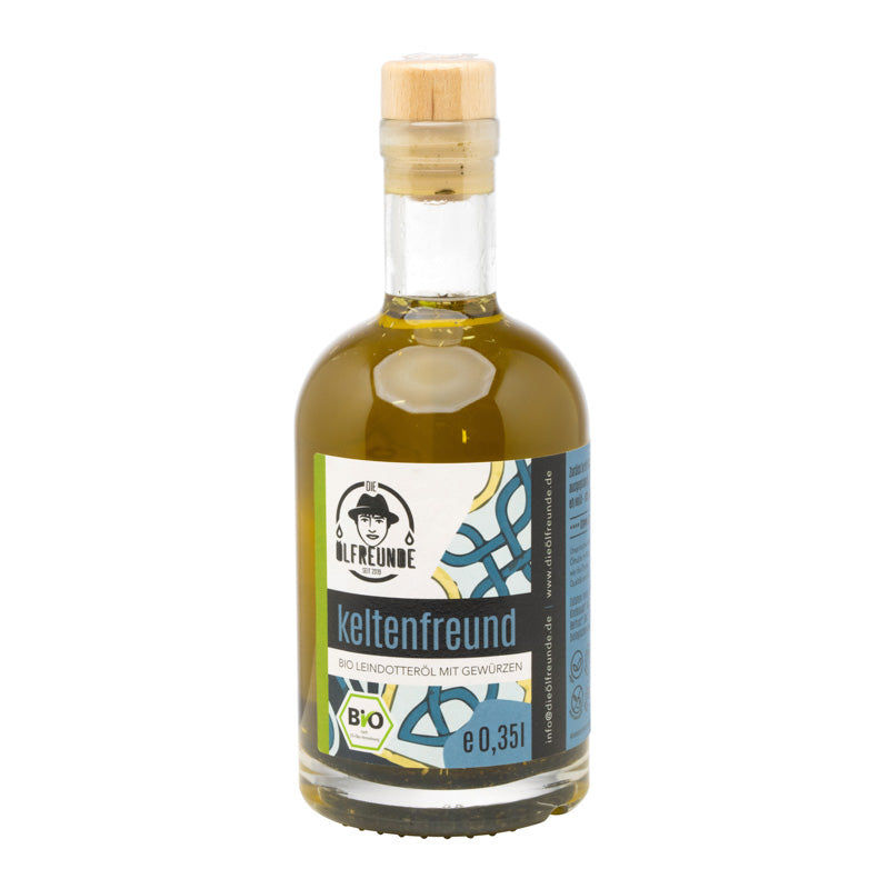 Bio Keltenfreund 350 ml Bio Leindotteröl mit Gewürzen nativ kaltgepresst