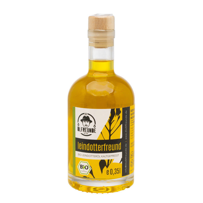 Bio Leindotterfreund 350 ml Bio Leindotteröl nativ kaltgepresst