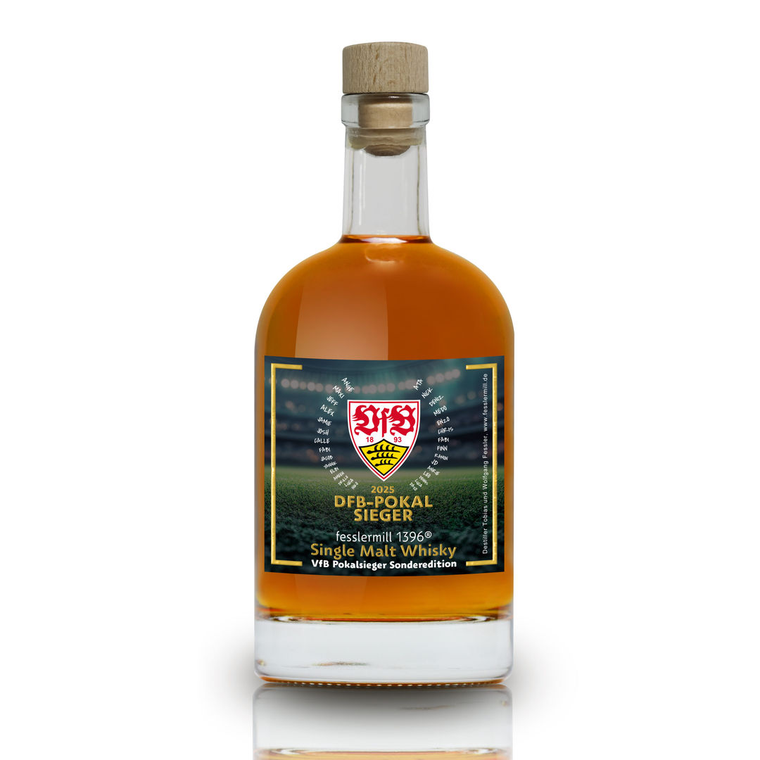 mettermalt® VfB Stuttgart Single Malt Whisky DFB-Pokalsieger Edition