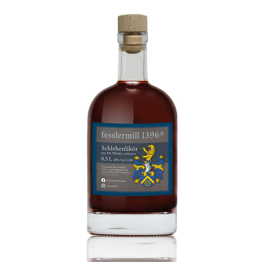Schlehenlikör mit Whisky