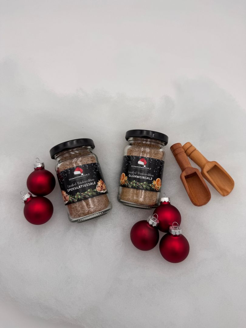 ✨ Limited Winter Edition ✨ Spekulatiussalz 100 gr. mit personalisierter Salzschaufel