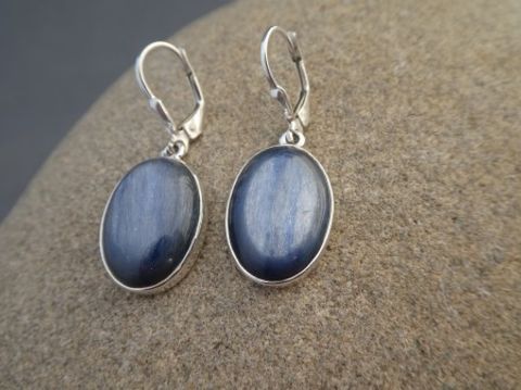 Kyanit Ohrhänger - Oval - 925'er Silber