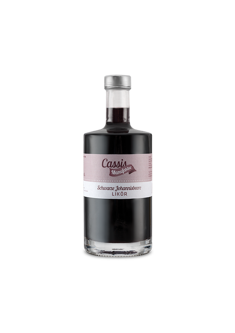 Schwarzer Johannisbeerlikör 0,5l (Viva-Flasche)